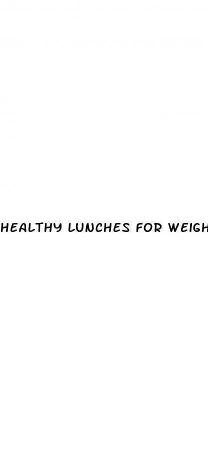 healthy lunches for weight loss