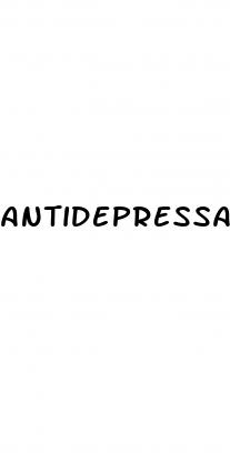 antidepressants cause weight loss