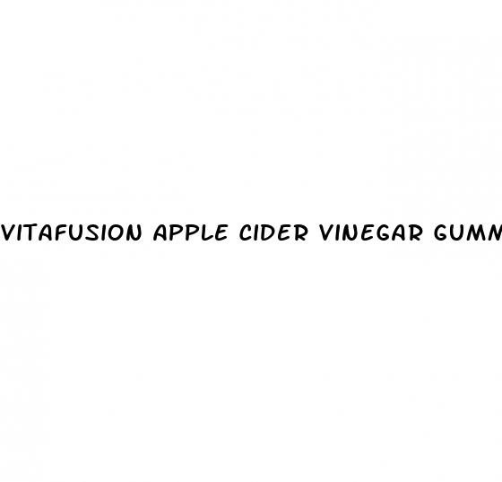 vitafusion apple cider vinegar gummy