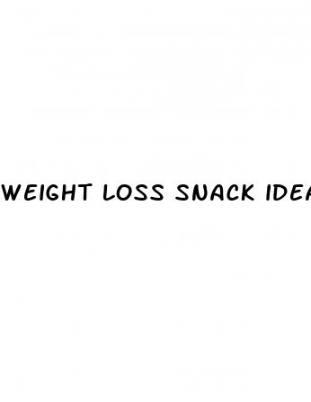 weight loss snack ideas