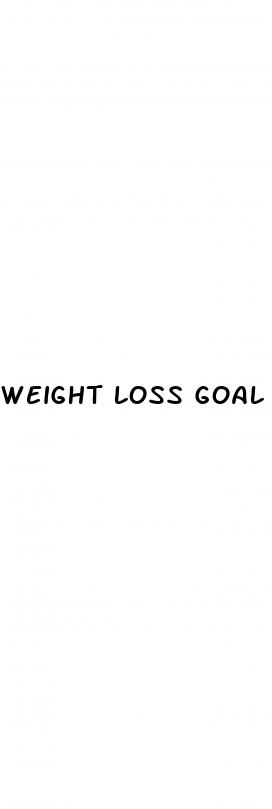 weight loss goal calculator