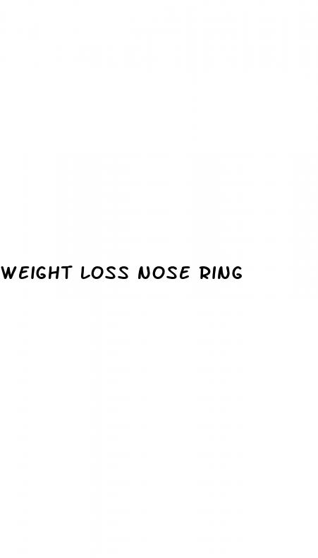 weight loss nose ring