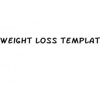 weight loss template