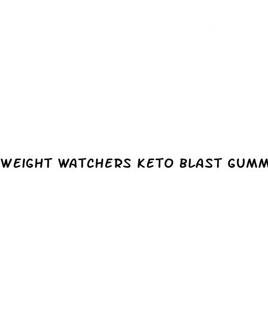weight watchers keto blast gummies