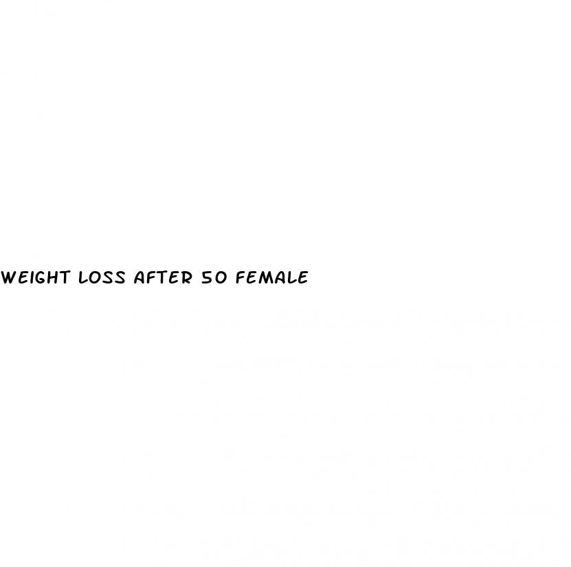 weight loss after 50 female