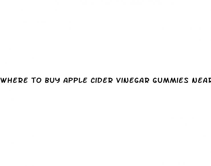 where to buy apple cider vinegar gummies near me