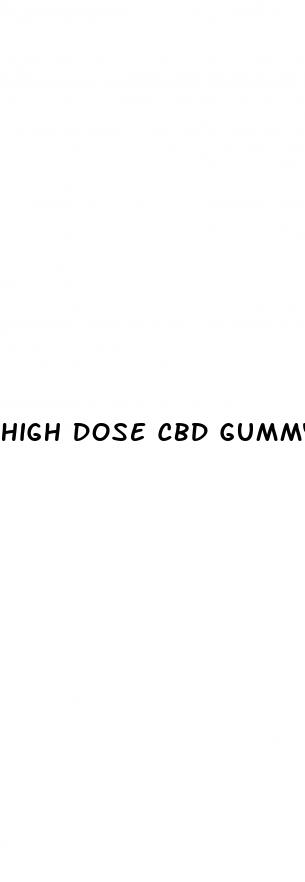 high dose cbd gummy