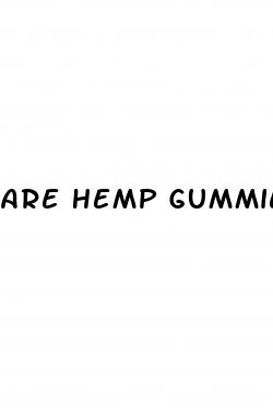 are hemp gummies the same as cbd gummies