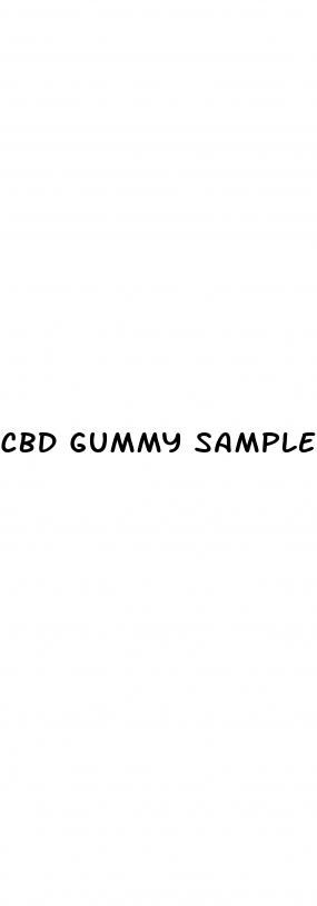 cbd gummy sampler