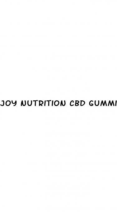 joy nutrition cbd gummies