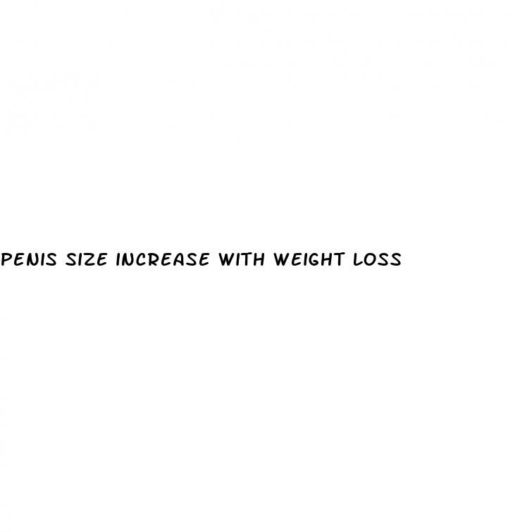 penis size increase with weight loss