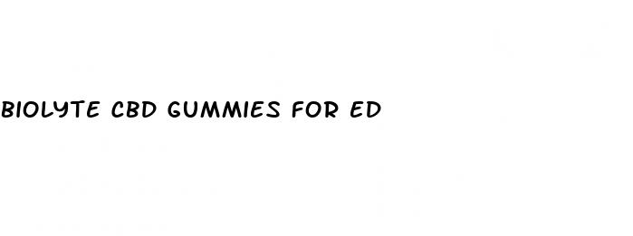 biolyte cbd gummies for ed