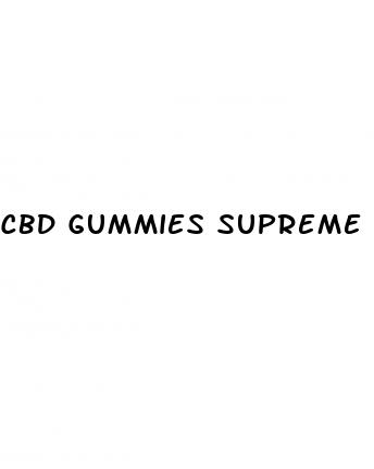 cbd gummies supreme