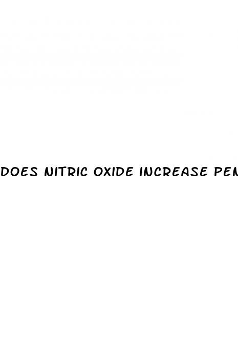 does nitric oxide increase penis size