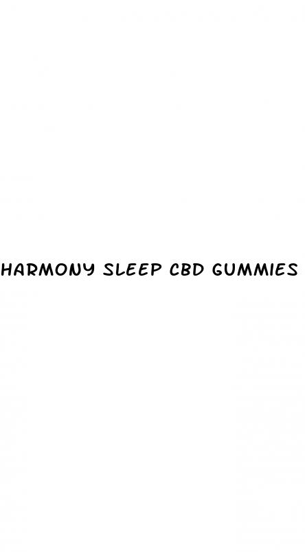 harmony sleep cbd gummies reviews