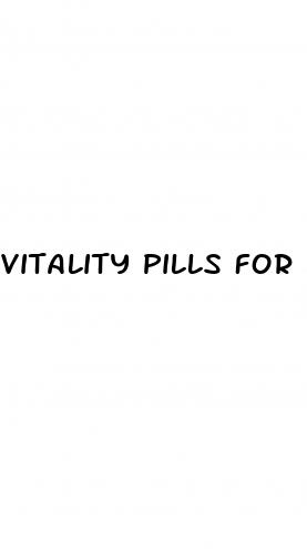 vitality pills for ed