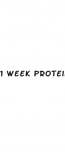 1 week protein shake diet weight loss