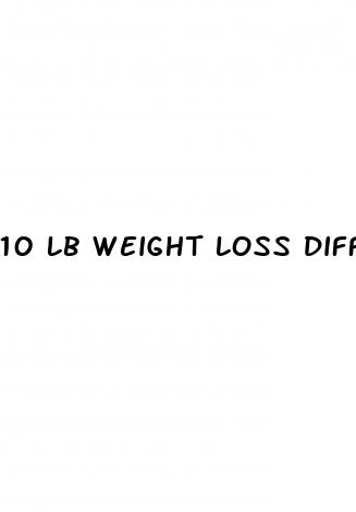 10 lb weight loss difference