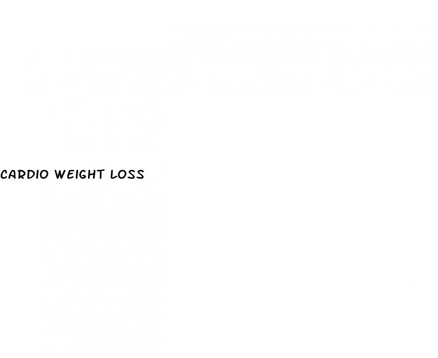 cardio weight loss