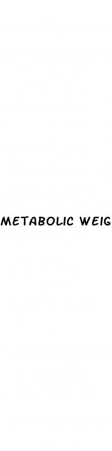metabolic weight loss specialist