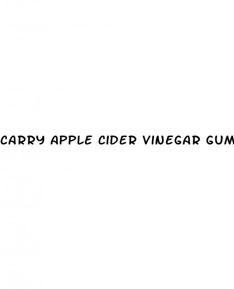carry apple cider vinegar gummies