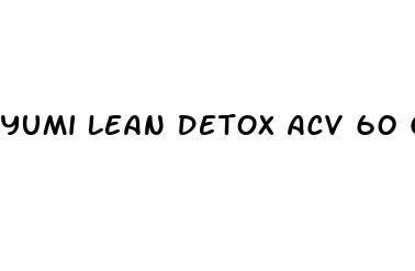 yumi lean detox acv 60 gummies