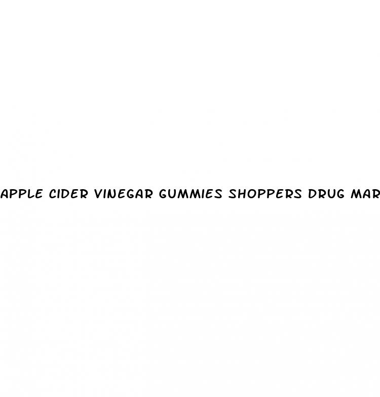 apple cider vinegar gummies shoppers drug mart