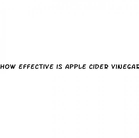 how effective is apple cider vinegar gummies