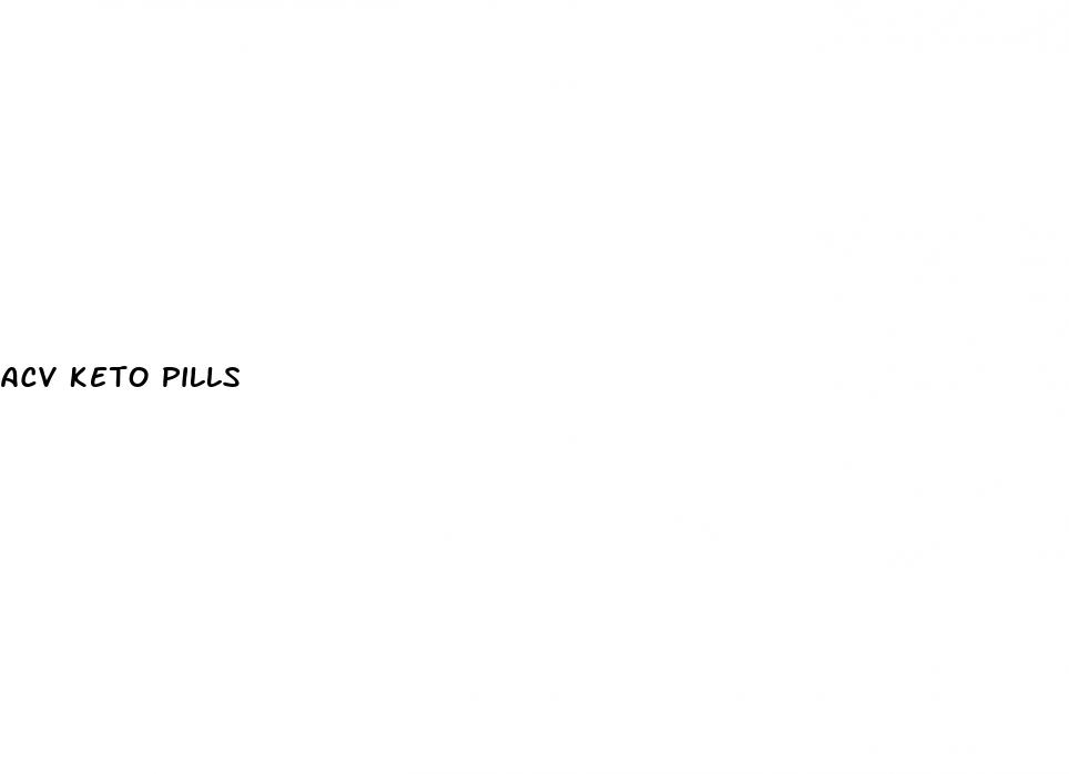acv keto pills