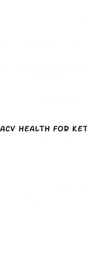 acv health for keto gummies