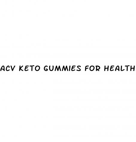 acv keto gummies for health