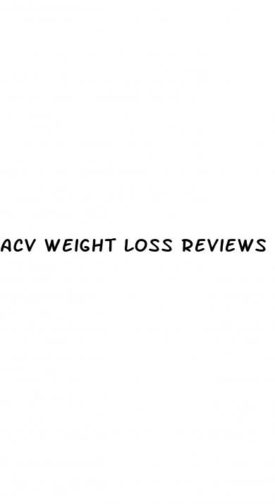 acv weight loss reviews