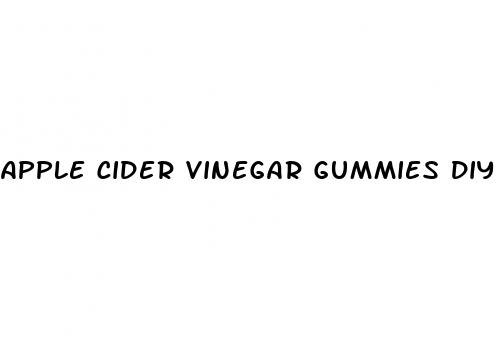 apple cider vinegar gummies diy