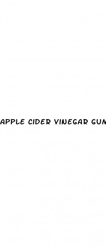 apple cider vinegar gummies for skin