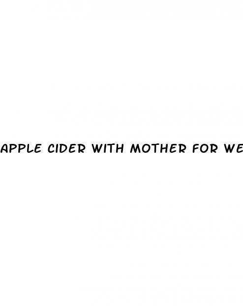 apple cider with mother for weight loss