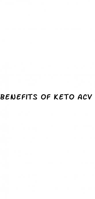 benefits of keto acv gummies