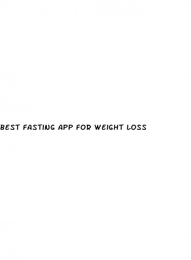 best fasting app for weight loss