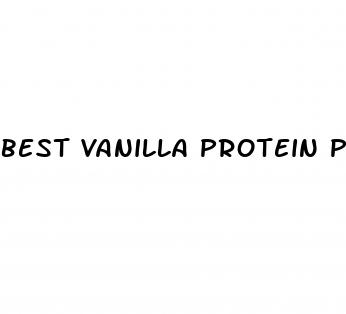 best vanilla protein powder for weight loss