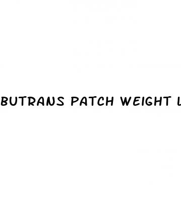 butrans patch weight loss
