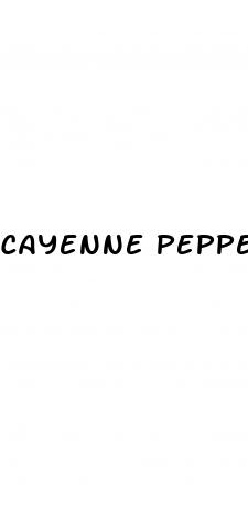 cayenne pepper weight loss