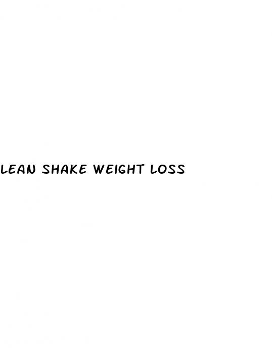lean shake weight loss
