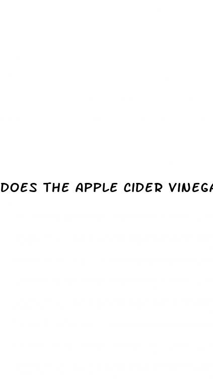 does the apple cider vinegar gummies really work