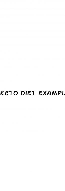 keto diet examples