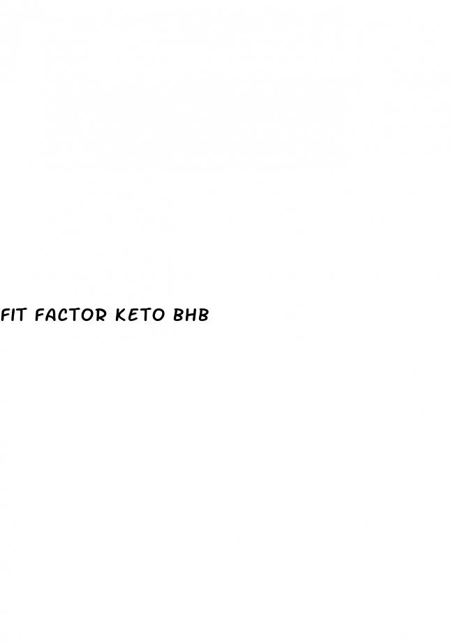 fit factor keto bhb