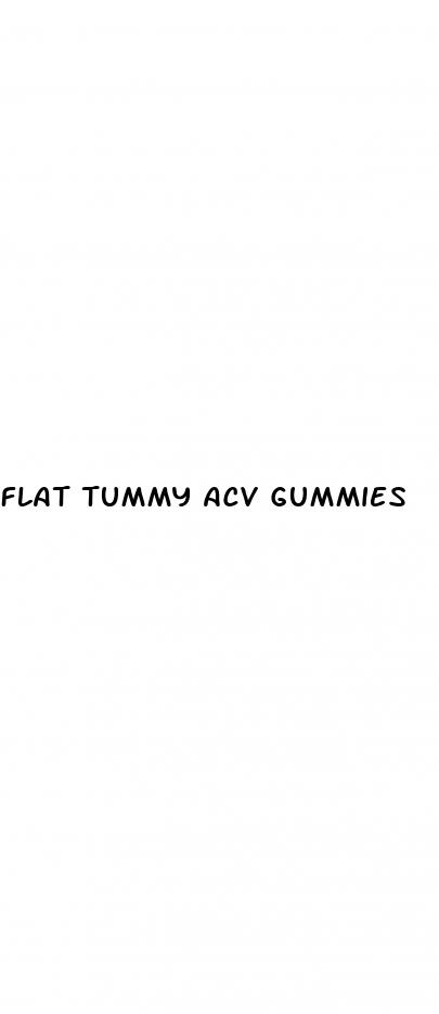 flat tummy acv gummies