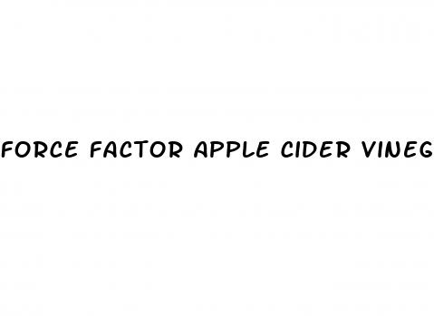 force factor apple cider vinegar gummies