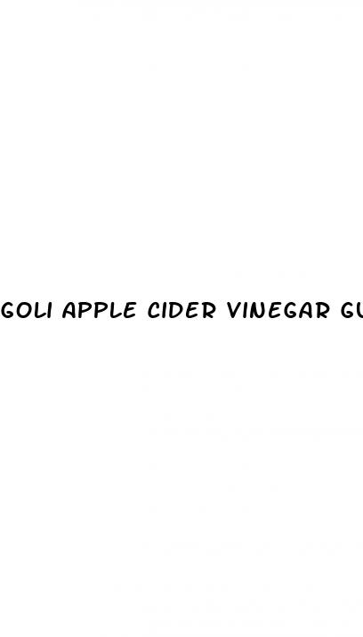 goli apple cider vinegar gummies for blood pressure