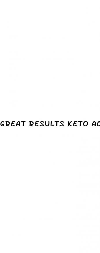 great results keto acv reviews