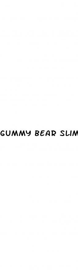 gummy bear slime with flour