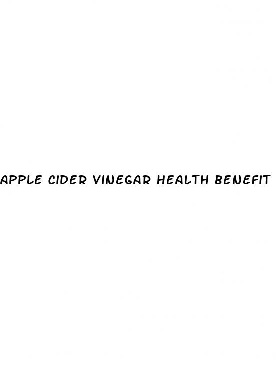 apple cider vinegar health benefit